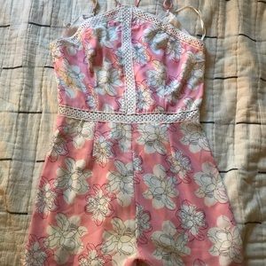 Spaghetti strap romper